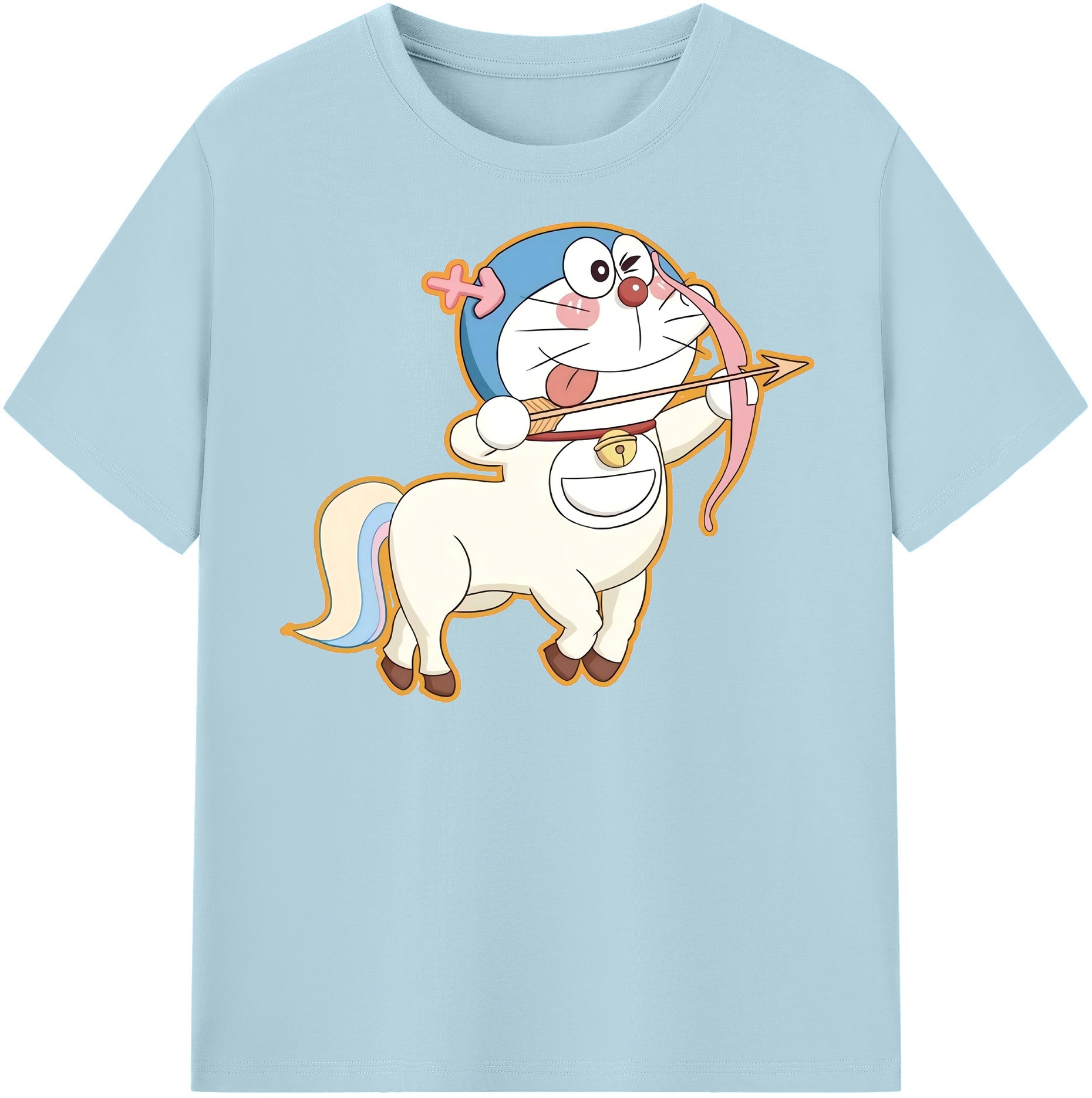 （画像用） ドラえもん Doraemon 綿100％半袖Tシャツ（フロントプリント）
